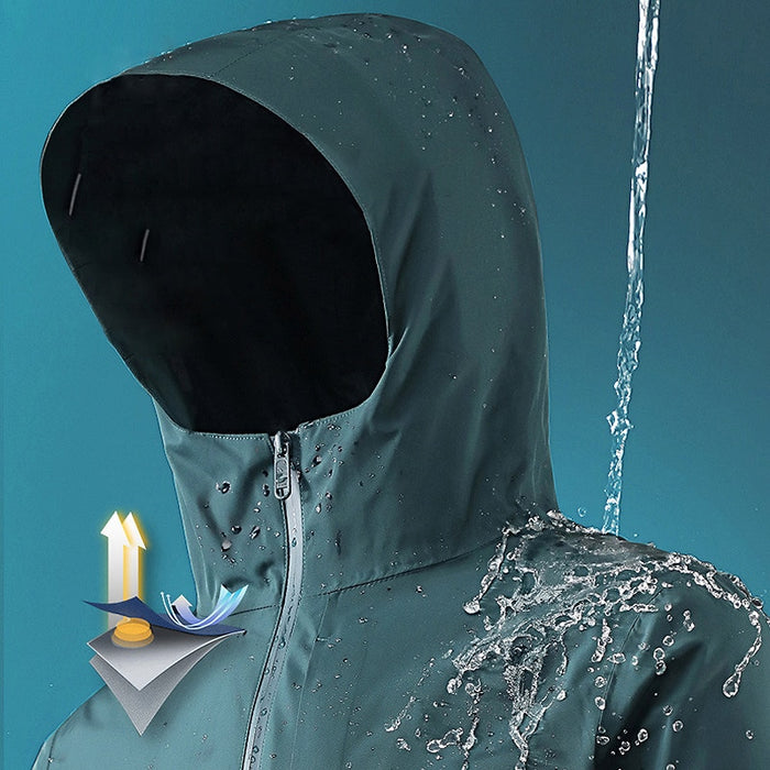 LNGXO Winter Jackets Men Women 3 In 1 Thermal Waterproof Windbreaker Unisex Detachable Fleece Jacket Camping Hiking Raincoats