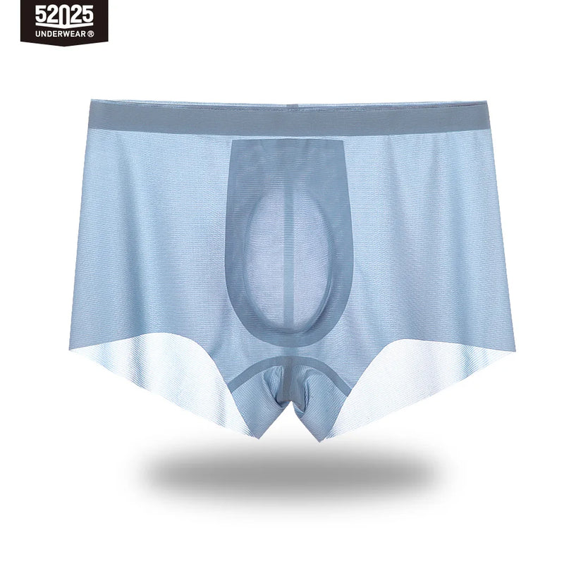 52025 Men’s Ultra-Thin Nylon Boxers – Light, Semi-Transparent and Cooling Fabric with 3D Contour Pouch and Barely-There Comfort