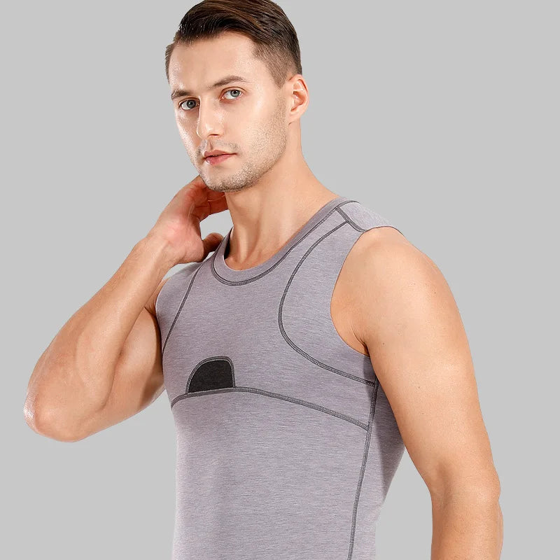 52025 Multi-Layer Thermal Vest – Premium Warm Sleeveless Top for Men & Women. Soft Winter Tank with Advanced Heat Retention