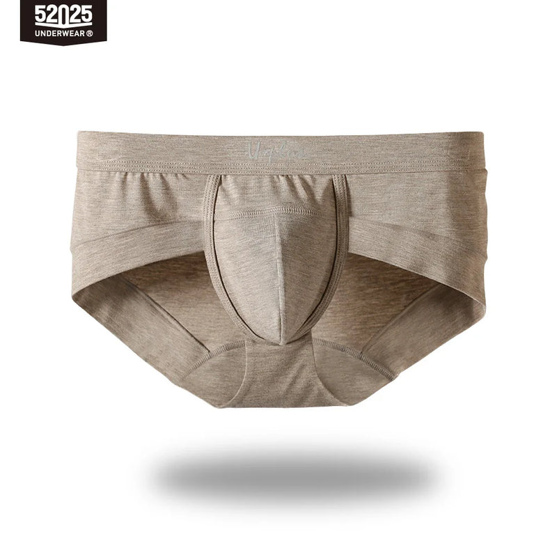 52025 Men’s Eco-Friendly Underwear – Silky Modal Breathable Briefs, Plant-Dyed, Comfortable and Sexy Men’s Slips Luxurious Brief