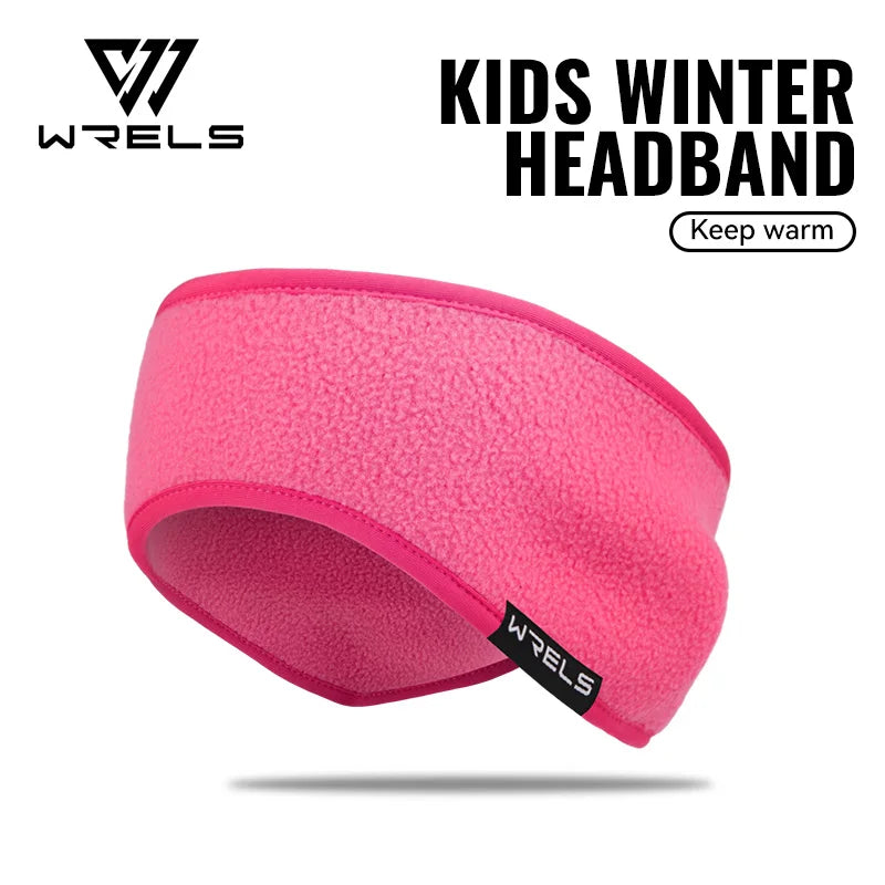 WRELS Kid Fleece Ear Warmers Muffs Headband Stretchy Earmuffs Winter Covers for Cold Weather Running Cycling Skiing Ear Warmer