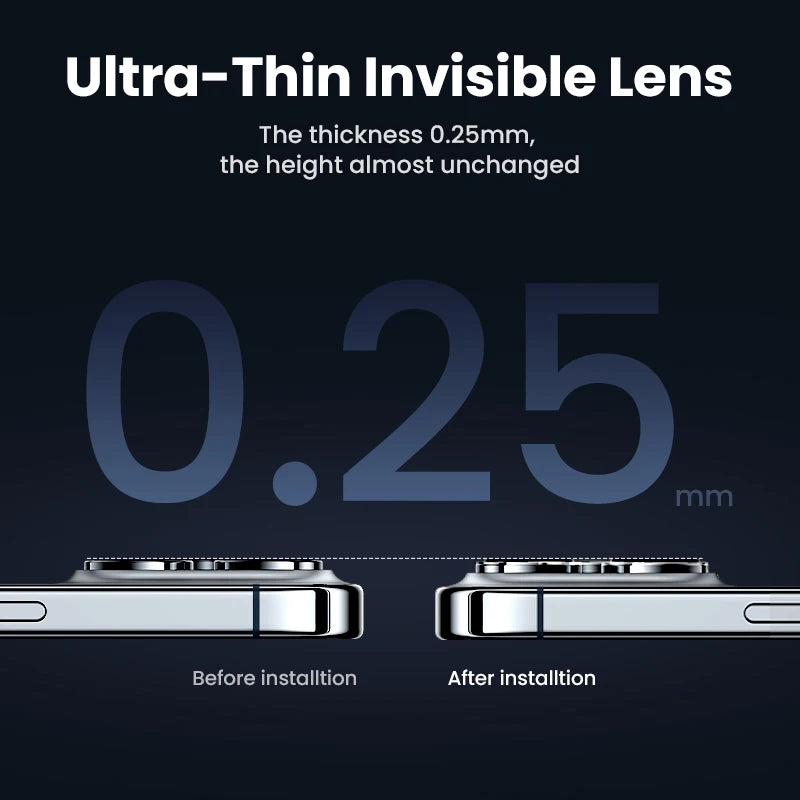 UGREEN Camera Lens Protector for iPhone 17 16 15 Pro Max Full Lens Glass for iPhone 15 Plus iPhone 17 Air 16 Protective Film