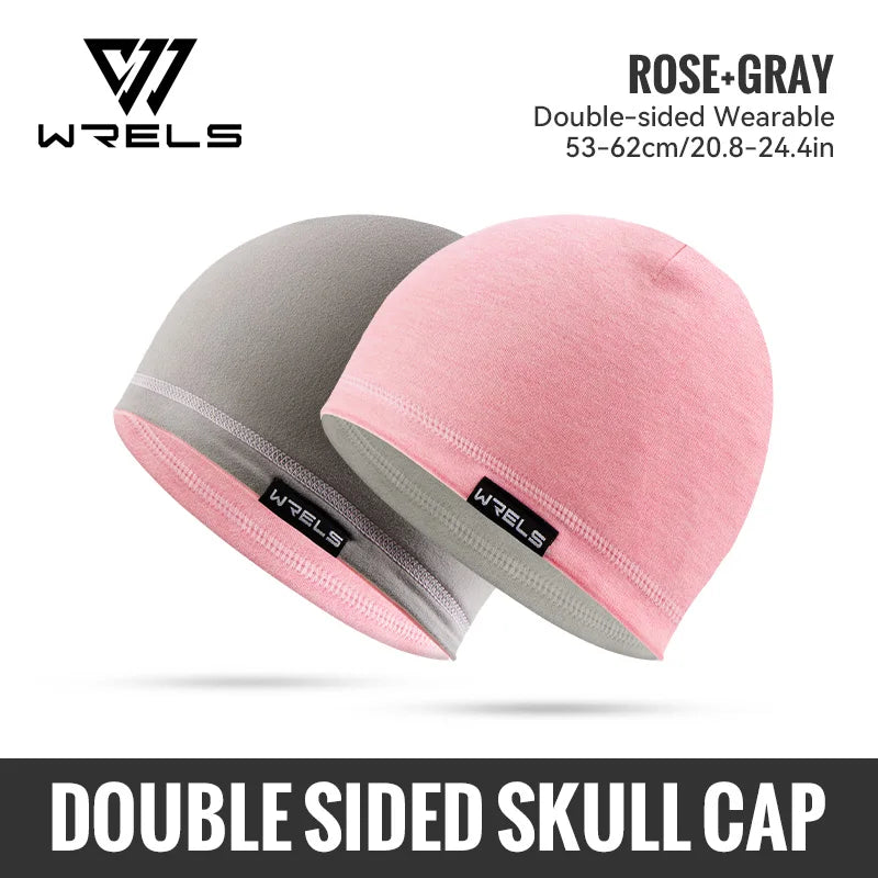 WRELS Skull Cap Fleece Beanie Winter Windproof Breathable Polar Beanie Cap Thick Unisex for Outdoor Exercising Cycling Cap