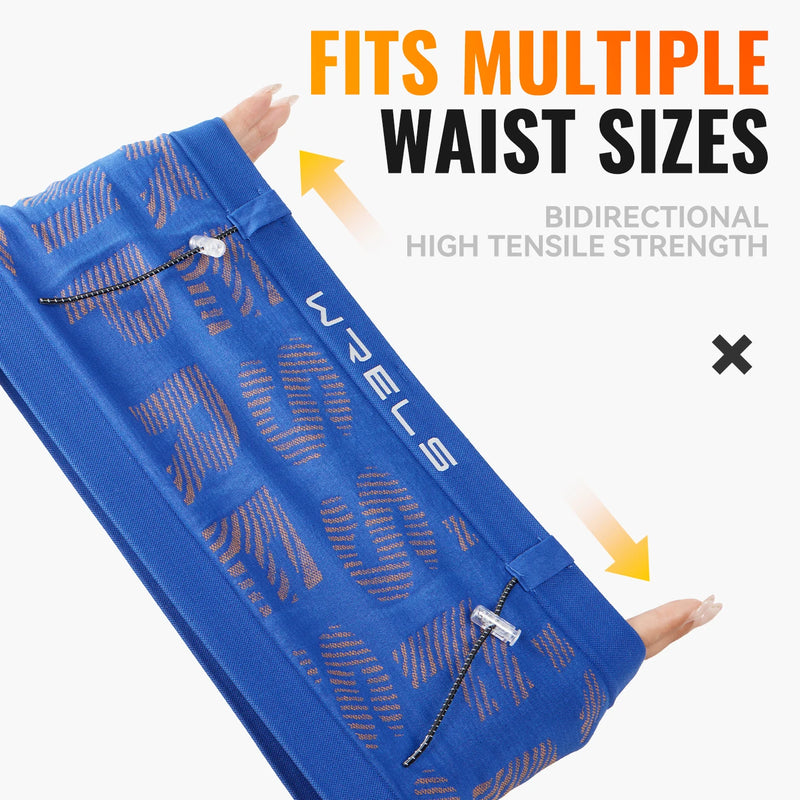 WRELS Hiking Waist Bag Anti-Slip Storage Pack Breathable Adjustable Marathon Men Women Elasticity Sports Running Waist Pocket