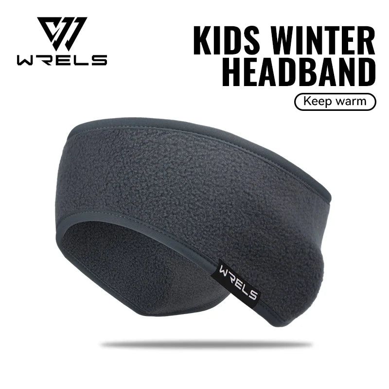 WRELS Kid Fleece Ear Warmers Muffs Headband Stretchy Earmuffs Winter Covers for Cold Weather Running Cycling Skiing Ear Warmer