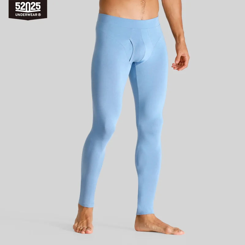 52025 Men's Modal Cotton Thermal Leggings – Ultra-Soft Lightweight Base Layer with Second-Skin Comfort and Modern Everyday Fit