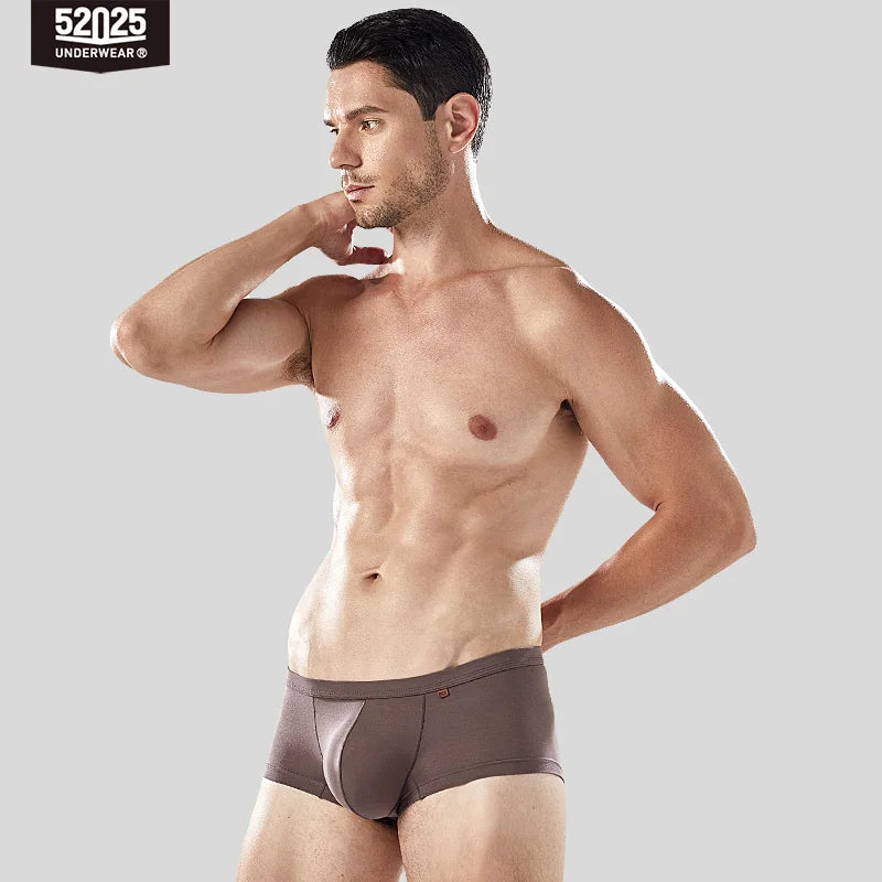 52025 Men's Large Pouch Modal Boxers – Silky-Soft Breathable Underwear with Enhanced Comfort, Support and Extra Space