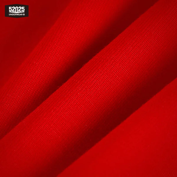 52025 Men's Red Boxers - Premium Silky-Smooth Modal, Anatomical Pouch, Sculpted Fit and Second-Skin Feel