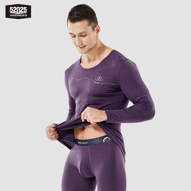 52025 Thermal Underwear with Merino Wool – Light, Soft, and Comfortable Long Johns. Ideal Base Layer for Spring and Autumn