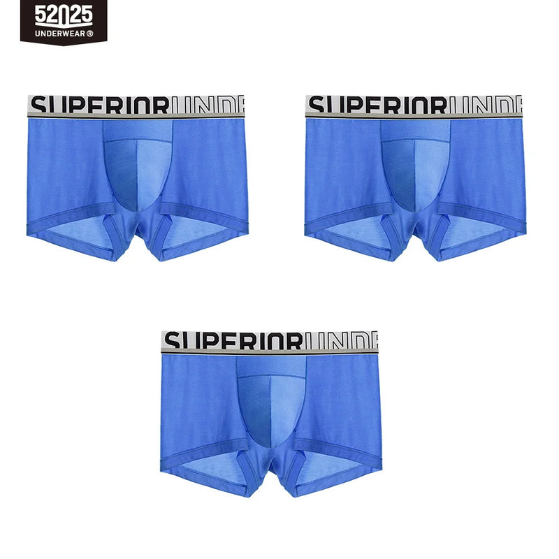 52025 Men's Air-Mesh Boxers – U-Pouch Support, Advanced Airflow Ventilation, Quick-Dry Cooling Comfort and Dynamic Stretch