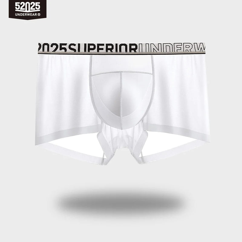 52025 Men's Cooling Boxers – Moon-Form Mesh Dual Pouch with Lightweight Comfort, Dynamic Stretch and Quick-Dry Performance