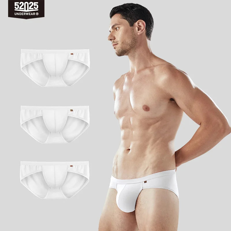 52025 Men's Large Pouch Modal Briefs – Premium Modal and Innovative 3D Support Pouch for Natural Fit and Second-Skin Comfort