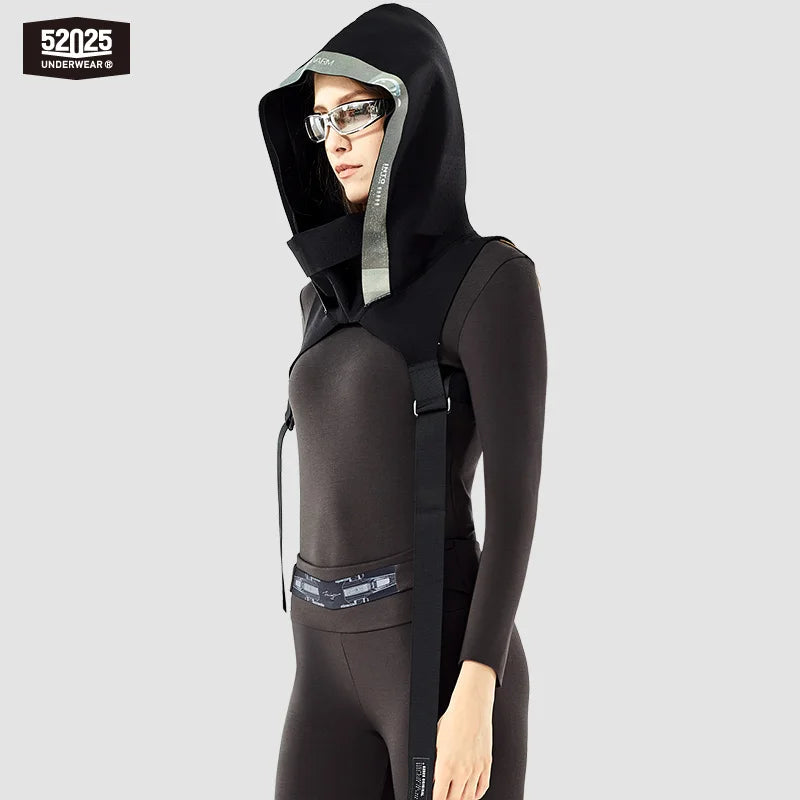 52025 Thermal Underwear with Merino Wool – Warm, Soft Fleece-Lined Long Johns. Premium Base Layer for Ultimate Comfort in Winter