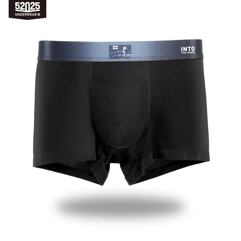 52025 Men's Luxe MicroModal Merino Boxers – Silk-Lined Pouch, Body-Hugging Fit and Temperature-Regulating Comfort