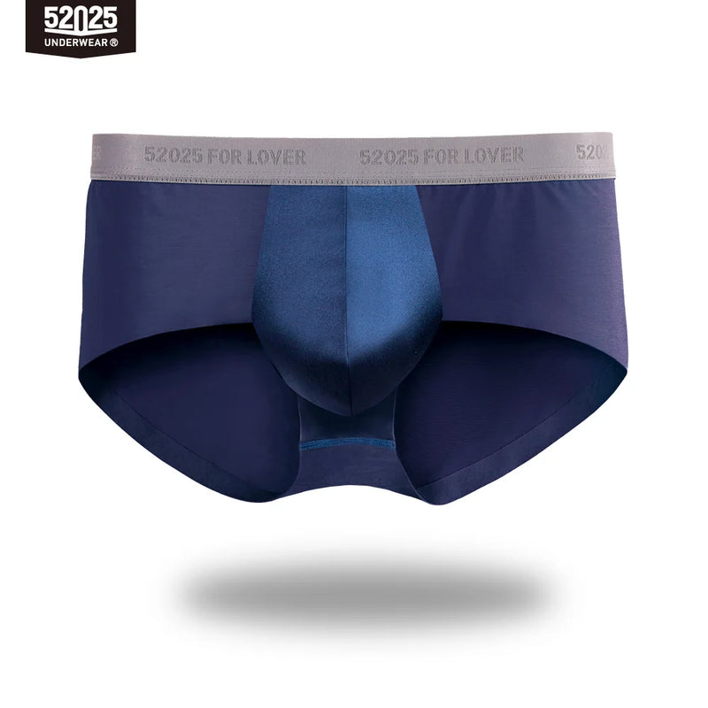52025 Men's MicroModal Briefs with 100% Mulberry Silk Pouch – Silky-Soft Breathable Comfort, Luxury Feel and Modern Fit