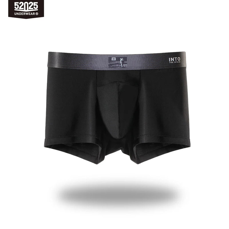 52025 Men's Premium Plant-Dyed Boxers – Soft Viscose Comfort with U-Shaped Pouch and Natural Skin-Friendly Feel