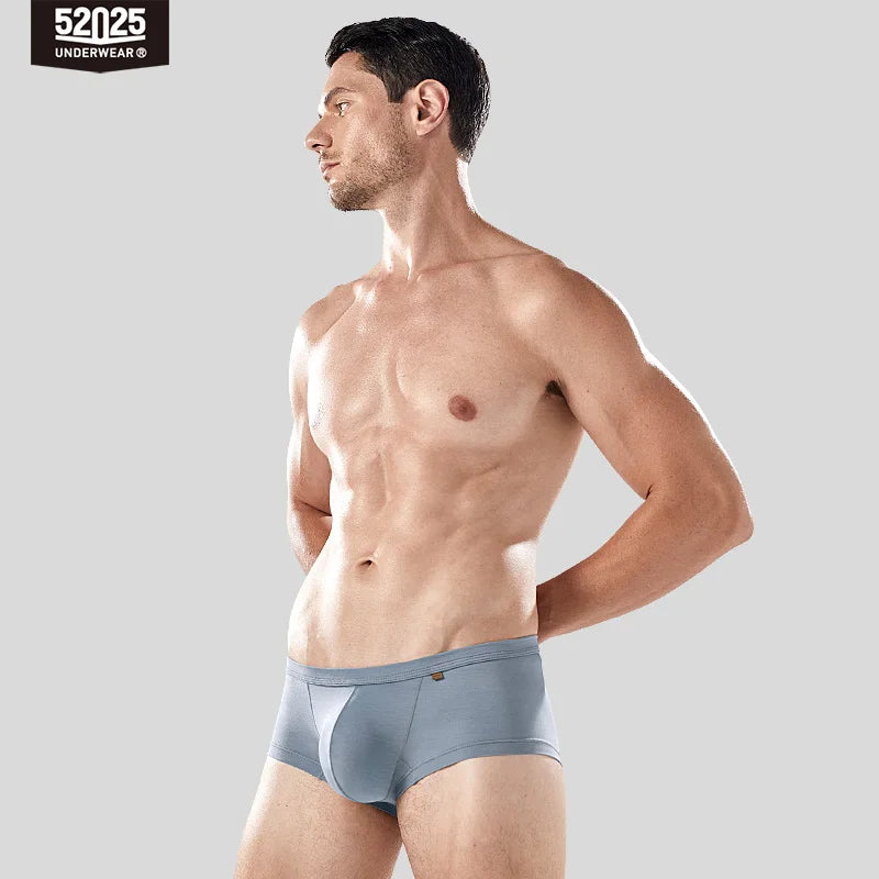 52025 Men's Large Pouch Modal Boxers – Silky-Soft Breathable Underwear with Enhanced Comfort, Support and Extra Space