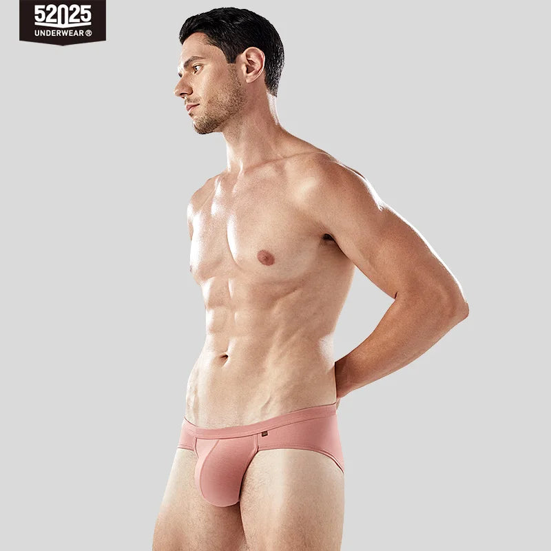52025 Men's Large Pouch Modal Briefs – Premium Modal and Innovative 3D Support Pouch for Natural Fit and Second-Skin Comfort