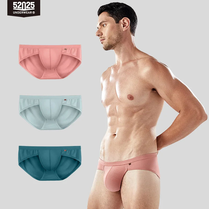 52025 Men's Large Pouch Modal Briefs – Premium Modal and Innovative 3D Support Pouch for Natural Fit and Second-Skin Comfort