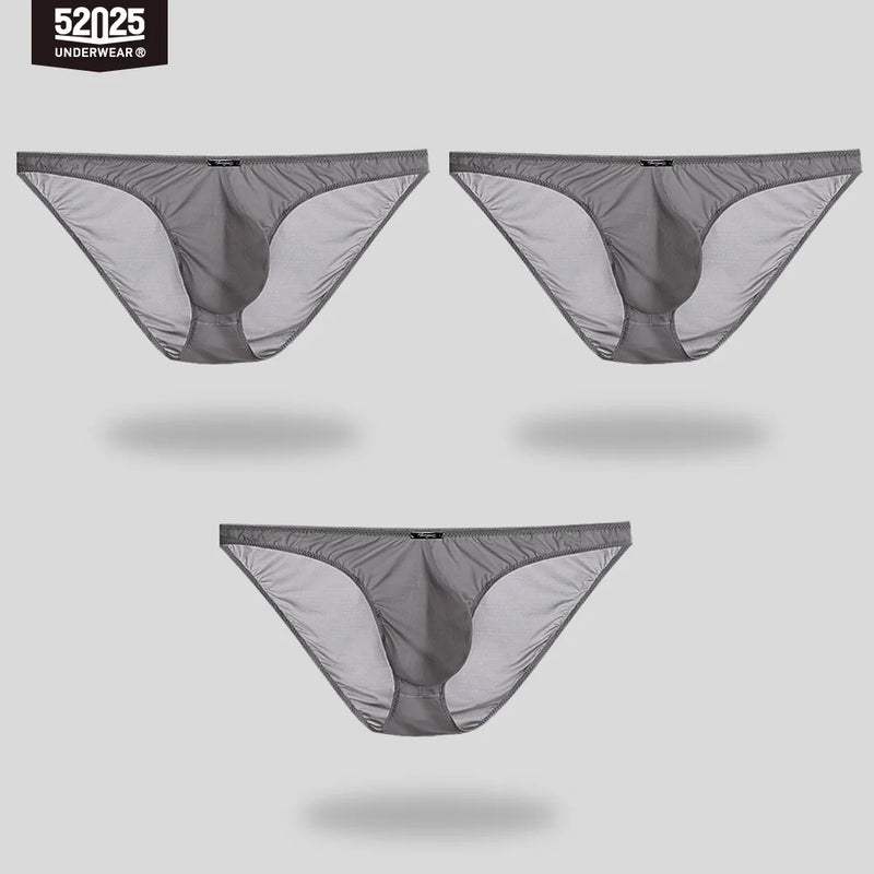 52025 Ultra-Thin Semi-Transparent Men’s Briefs – Feather-Light Sexy Mini-Briefs with 3D Pouch and Sensual Body-Hugging Fit