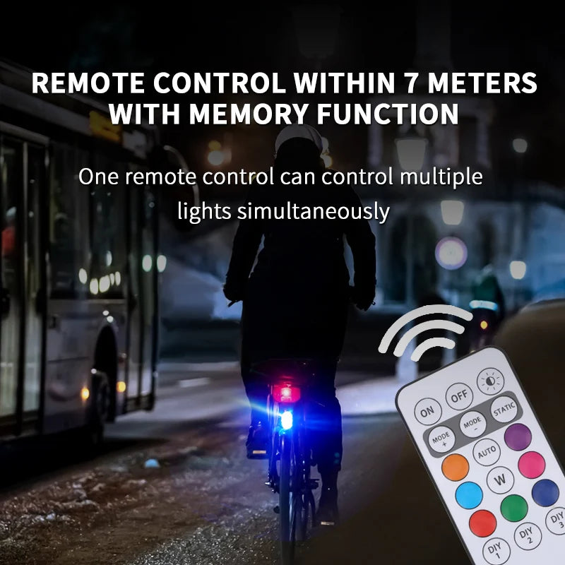 SEAMETAL Wireless Light Aircraft Airplane Helicopter Warning Lights RGB Led Aircraft Strobe Lights Car Motorcycle LED Lights