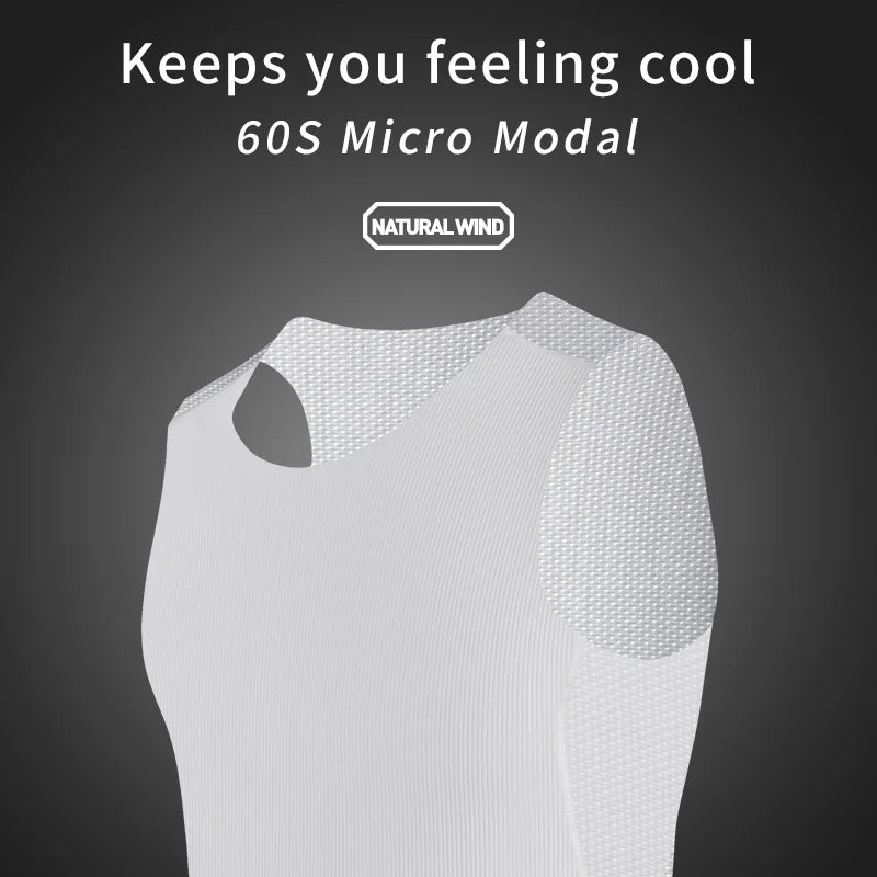 52025 Men’s MicroModal Sleeveless Shirt – Soft, Breathable, and Lightweight Tank Top. Slim-Fit Vest for Superior Comfort