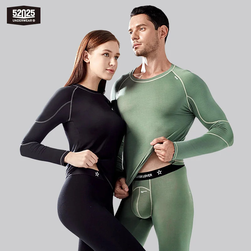 52025 Men’s Thermal Underwear – Functional & Stylish with Innovative Enlarged Pouch. Perfect for Daily Wear or Light Sports