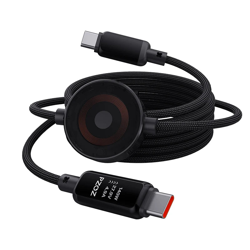 PZOZ For Apple watch series 11 iwatch ultra magnetic cable usb c to type c super charger fast charging cable iphone iPad Macbook