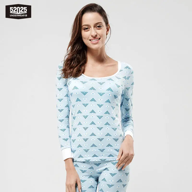 52025 Women’s Thermal Underwear – Soft, Comfortable, and Lightweight. Delicate Cotton-Modal Blend. Thin and Elegant Thermal Set