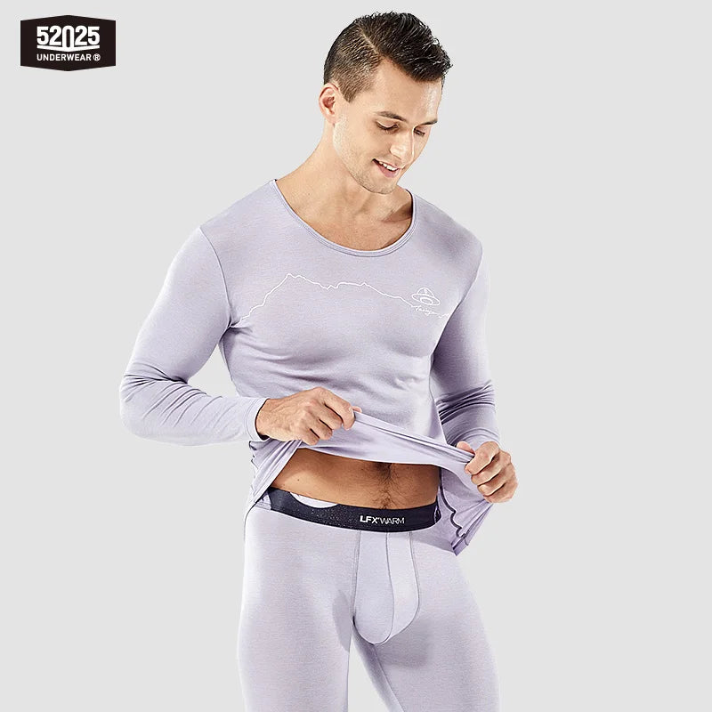 52025 Thermal Underwear with Merino Wool – Light, Soft, and Comfortable Long Johns. Ideal Base Layer for Spring and Autumn