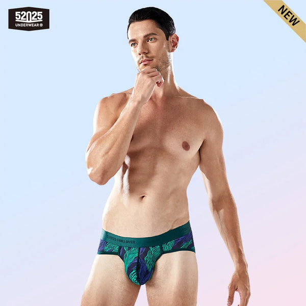 52025 Men's Big Pouch Briefs – Natural Lift Support, Silky-Soft Nylon-Spandex Fabric, Second-Skin Feel and All-Day Comfort