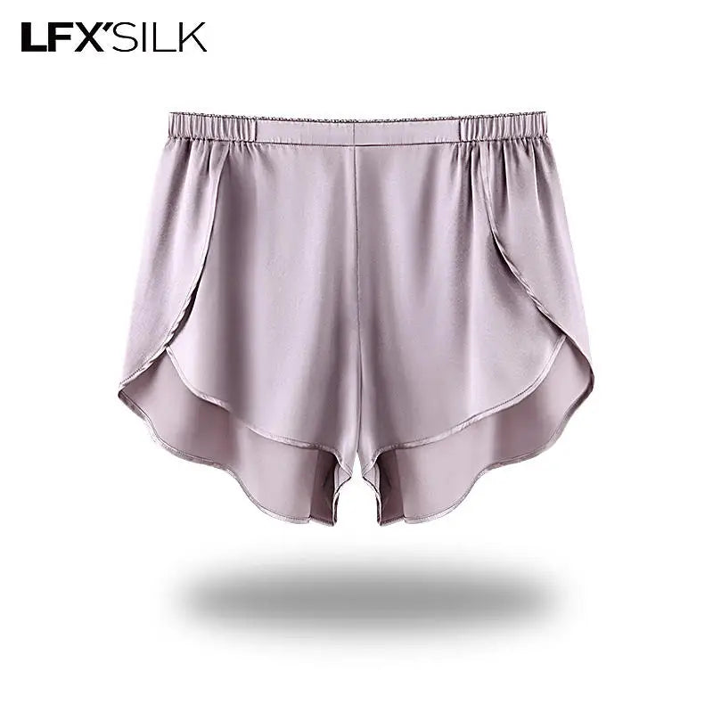 52025 Women’s Silk Shorts – 100% Mulberry Silk Luxury Underwear. Elegant, Soft Silk Sleepwear for Women. Pure Silk Panties