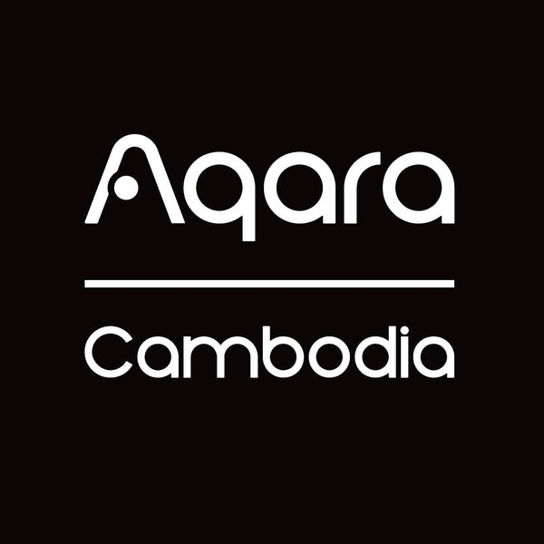 Aqara Cambodia logo on a black background