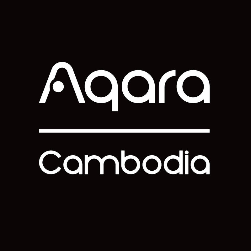 Aqara Cambodia logo on a black background