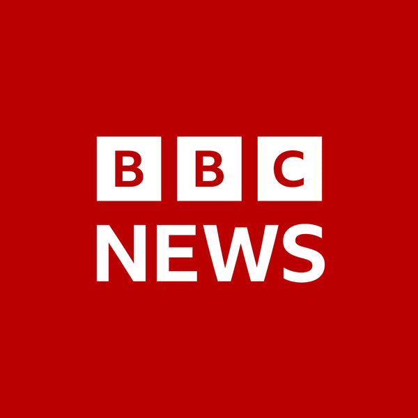 BBC News logo in white text on a solid red background.