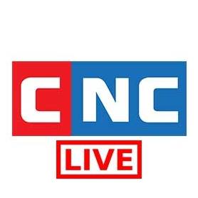 CNC Live logo with red and blue colors on a white background