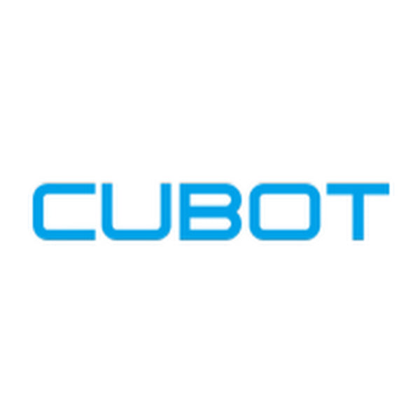 CUBOT logo in blue on a white background