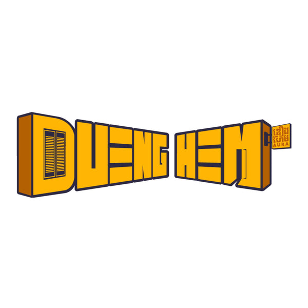 Yellow 'DUENG HEM' logo on a white background