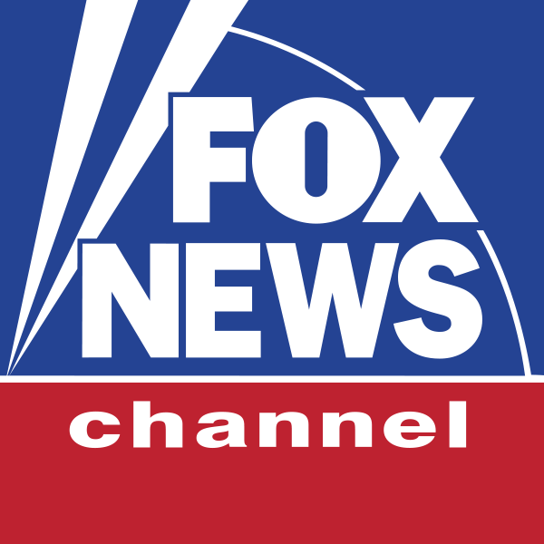 Fox News channel logo with blue and red background