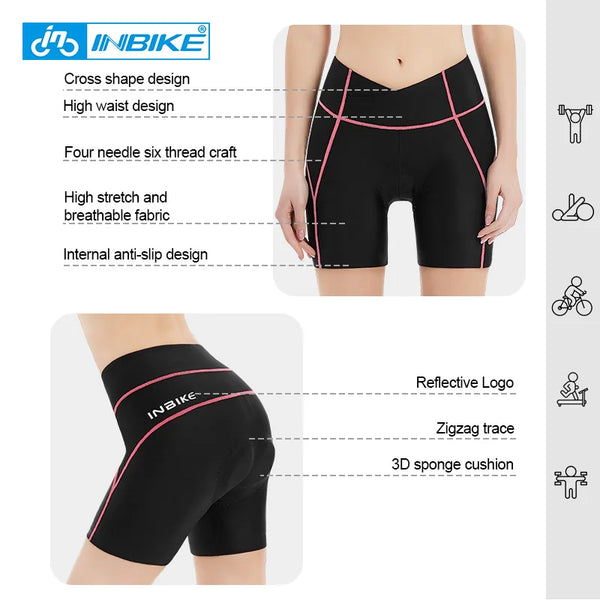 INBIKE Clearance! Women‘s Cycling Underwear Road Bicycle Shorts Shockproof MTB Bike Briefs Breathable Comfortable MTB Clothing
