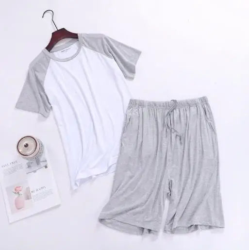 Pajamas for women plus size loose nightwear pijamas set cotton short sleeve shorts two piece sleepwear suit new pyjama femme 4XL