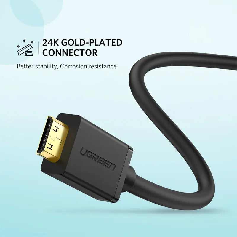 Ugreen Mini HDMI Adapter Mini HDMI to HDMI Cable Adapter 4K Compatible for Raspberry Pi ZeroW Camcorder Laptop HDMI Mini Adapter