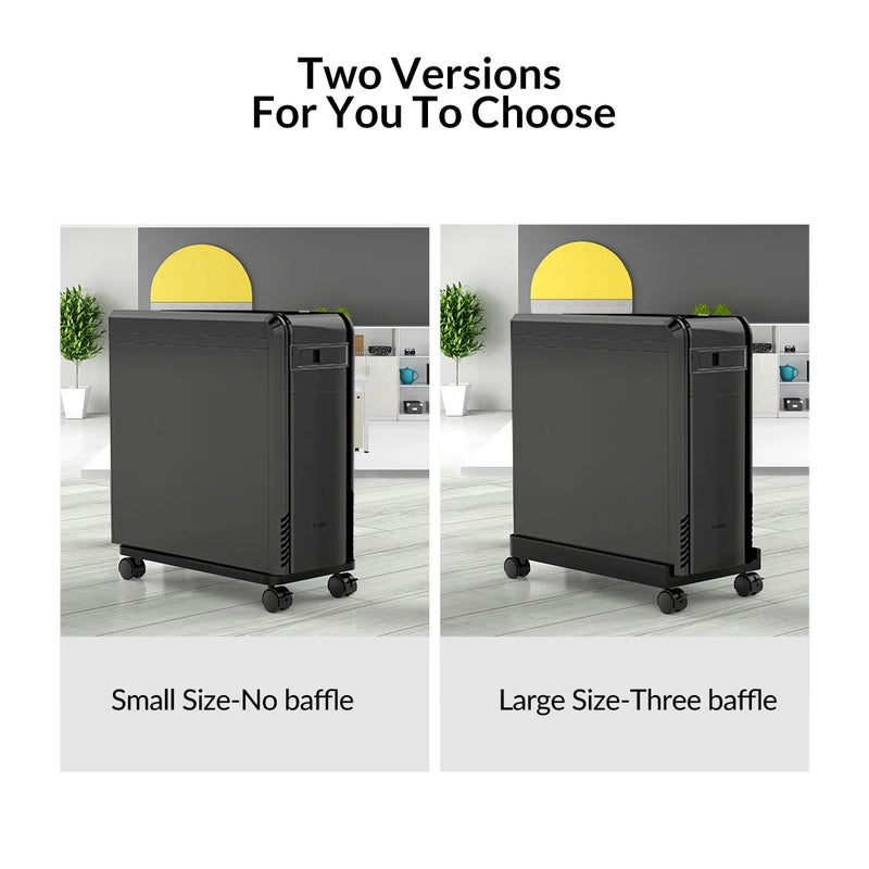 ORICO Computer Tower Stand Mobile CPU Holder Desktop ATX-Case with 2 Locking Wheels and 2 Caster Wheels for Gaming PC Case