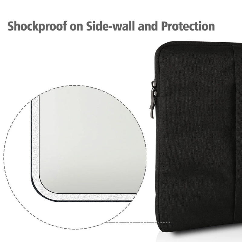 UPERFECT Laptop Sleeve Bag with Pocket for MacBook Air Pro Ratina 11.6/13.3/15.6 Inch Notebook Case Cover Dell HP
