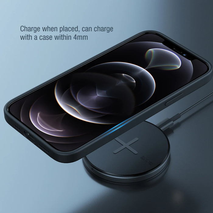 NILLKIN 10W fast Qi Wireless Charger for iPhone 12/12 pro Fast Wireless Charging For Samsung S21 Ultra USB Phone Charger Pad