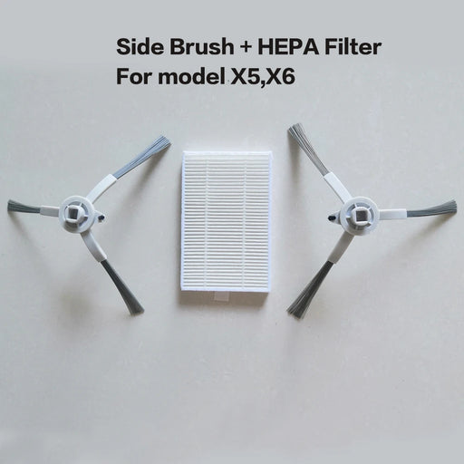 Spareparts HEPA+SIDE BRUSH for ABIR X6 Robot Vacuum Cleaner