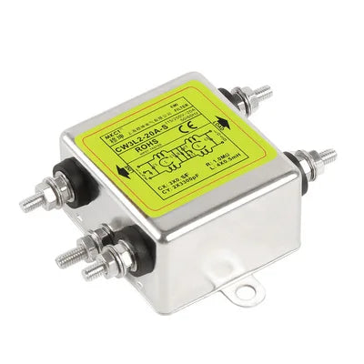 TOMZN EMI anti-interference AC 220V power supply filter bipolar purification audio sound CW3L2-3A-S 6A10A20A