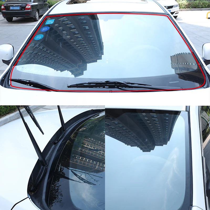 SEAMETAL Car Rubber Seals Edge Sealing Strips Auto Roof Windshield Car Rubber Sealant Protector Seal Strip Window Seals 14/19mm