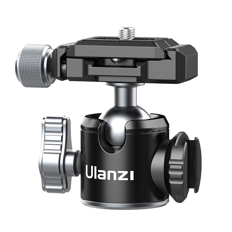 ជើងកាមេរ៉ា Ulanzi MT-24 Vlog Lite Metal Mini Tripod ពង្រីក Vlog Selfie Stick Tripod ជាមួយ Cold Shoe សម្រាប់មីក្រូហ្វូន LED Light DSLR SLR Camera