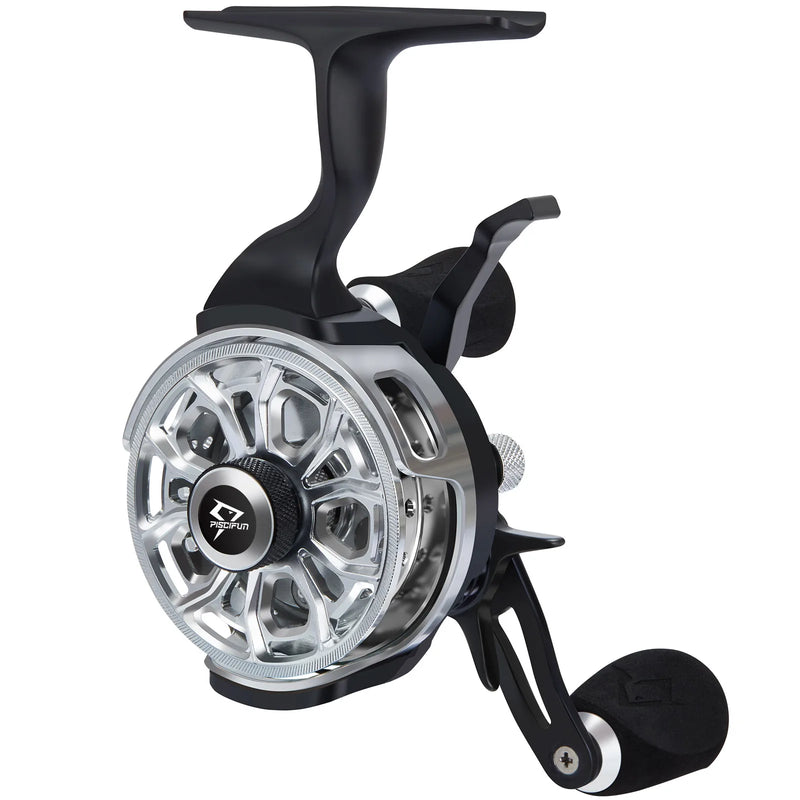 Piscifun ICX CARBON Inline Ice Fishing Reel 3.2:1 High Speed Free Fall Magnetic Smooth 5kg Max Drag Winter Reel